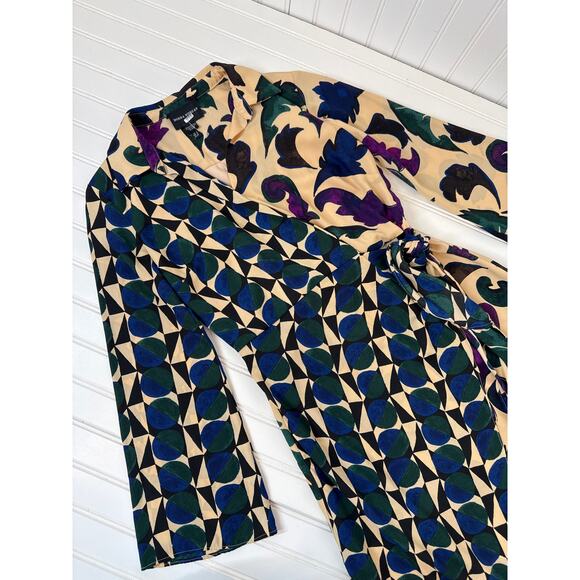 Donna Morgan Wrap Casual Mini Dress Long Sleeve Surplice Short Size 4 - Picture 3 of 7